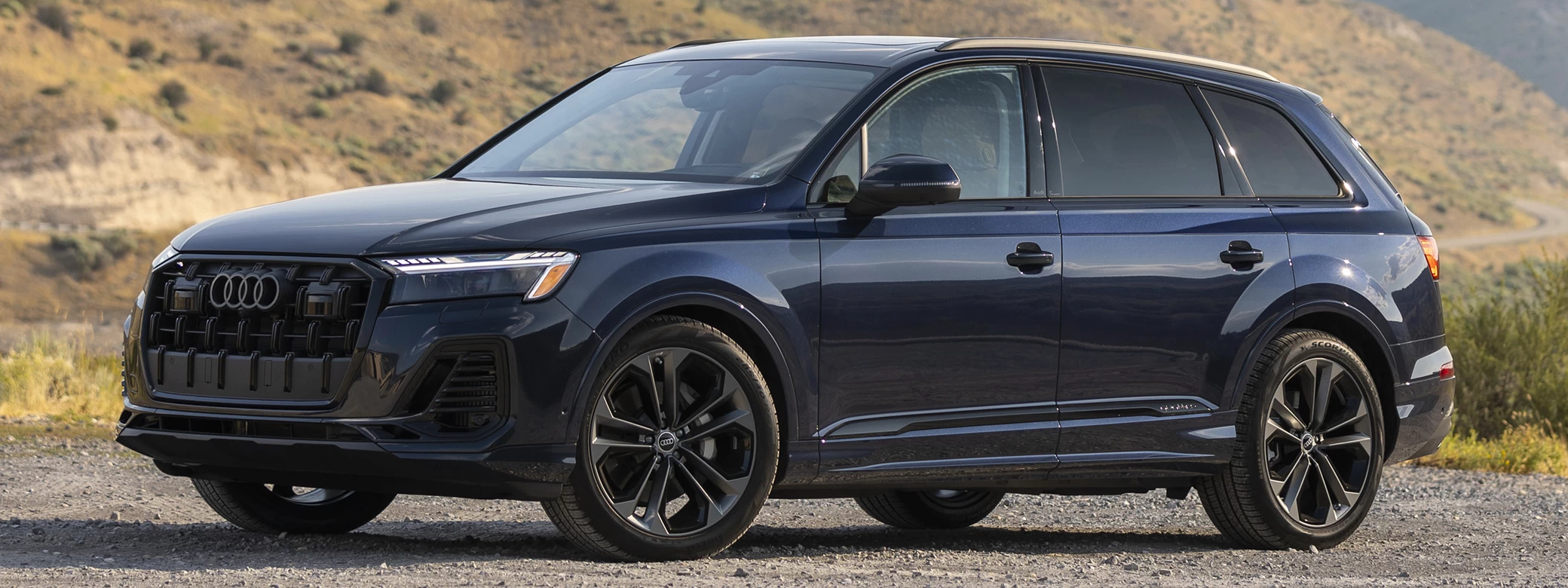   Audi Q7 55 TFSI quattro (Waitomo Blue Metallic) US-spec - 2025 - Car wallpapers