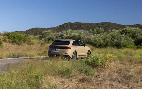   Audi Q8 55 TFSI quattro S line (Sakhir Gold Metallic) US-spec - 2025