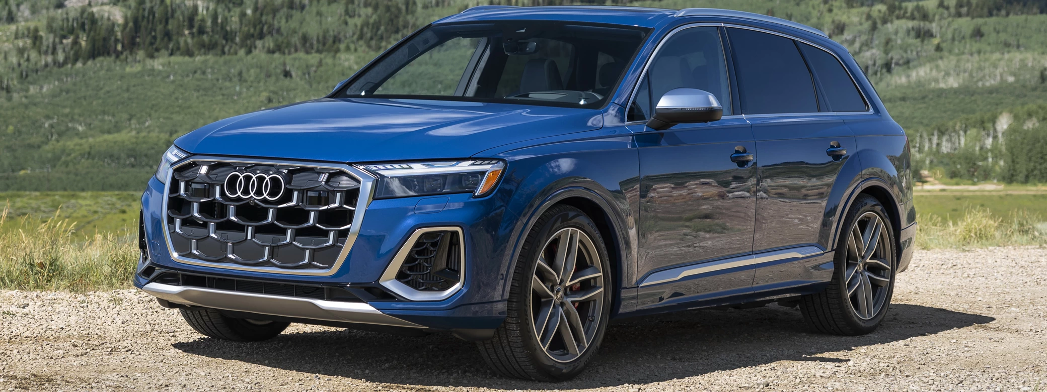   Audi SQ7 TFSI (Ascari Blue Metallic) US-spec - 2025 - Car wallpapers